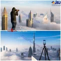 عکاسی شگفت انگیز بر فراز ابرها در دبی
