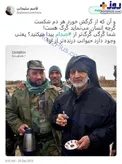 سردار سلیمانی در محل دفن صدام+عکس