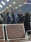 سعید مرتضوی با بادیگاردش در فرودگاه نجف+عکس