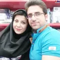 فاطمه عبادی فینالیست نقاشی با شن عصرجدید و همسرش/عکس