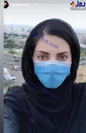 هلیا امامی ماسک به صورت +عکس