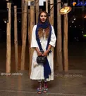 تیپ عجیب و متفاوت خانم بازیگر+عکس