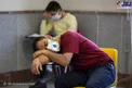 خواب در جلسه آزمون دکتری/عکس