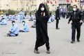 دستگیری یکی از اوباش با پوشش زنانه! +عکس