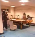 کار عجیب طالبان روی میز بیلیارد/عکس