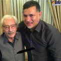 علی دایی در منزل شخصی بازیگر مشهور+عکس
