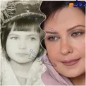 خانم بازيگر وقتى پنج ساله بود