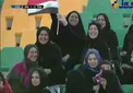 حضور زنان عراقي در ورزشگاه تهران +عكس