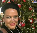 بهاره رهنما در کنار درخت کریسمس+عکس