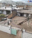 ارتفاع گل و لای بعد از سیل معمولان!