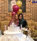 جشن تولد پریناز ایزدیار در سالن زیبایی بازیگر مشهور+ عکس