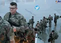 چهره نگران سرباز آمریکایی پیش از اعزام به عراق +عکس