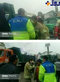 کار عجیب و تأثیر برانگیز یک آتش نشانان در حادثه پلاسکو+ عکس