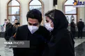 عکس جنجالی همایون شجریان و سحر دولتشاهی در مراسم تشییع!