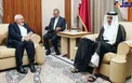 دیدار ظريف با امیر قطر+عکس