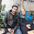 جدیدترین عکس صمیمانه شهاب حسینی در کنار خانم بازیگر