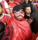 عکس/ حضور یک دختر با ظاهر مردانه در استادیوم غدیر اهواز