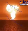 فوران آتشفشان در دریای خزر+عکس