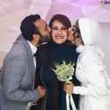 تیپ فاطمه گودرزی در مراسم ازدواج پسرش/ عکس