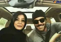 خوشگذرانی رضا گلزار و بازیگر زن مشهور در ماشین لوکسشان+ عکس
