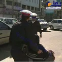 عکس/ اقدام زیبا و انسان دوستانه پلیس راهنمایی و رانندگی