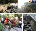 حریق و انفجار 3 خودرو در پارکینگ ساختمان مسکونی تهرانپارس+عکس