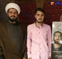 عكس/سيد احمد خميني و پسر مداح معروف در افتتاحيه تئاتر