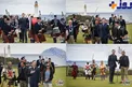 عکس/پسر و عروس ترامپ در مراسم افتتاحیه زمین گلف