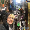 سلفی الیکا عبدالرزاقی در بازار تجریش+عکس