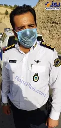 تصویری شوکه کننده از پلیس راه فداکار !
