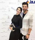 خانم بازیگر ایرانی با همسرش در افتتاحیه یک مرکز زیبایی در کانادا +عکس