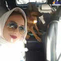 سلفی عجیب خانم بازیگر با یک سگ در ماشین