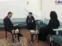 دیدار نماینده سازمان ملل با آیت‌الله سیستانی+عکس