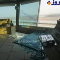شكستن شيشه برج مراقبت پرواز در پي طوفان عصر امروز تهران