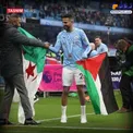 عکس/ حمایت ستاره منچسترسیتی از مردم فلسطین