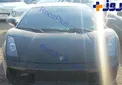 توقيف لامبورگيني در اتوبان قزوين +عكس