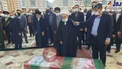 نماز بر پیکر شهید فخری زاده در قم+عکس