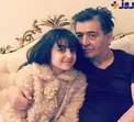 هنرمند مشهور سینما و تلویزیون و نوه اش + عکس
