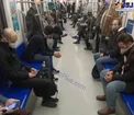کنار همه عکس‌هایی که از متروی تهران بیرون آمده، بد نیست این تصویر را هم ببینیم