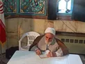 عکس/حضور علی‌اکبر ناطق نوری پای صندوق رای حسینه ارشاد
