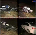 عکس/ تصادف وحشتناک بنز و سوناتا و بی ام و در جاده شيراز