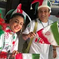 رامین راستاد و همسرش در دبی حامی تیم‌ملی ایران+عکس