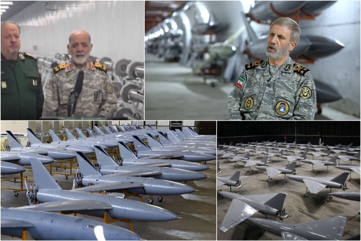 پهپادها در خط مقدم بازآرایی دفاعی/ پیام روشن فرماندهان نظامی به دشمن