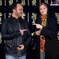 ژست عجیب و غریب آزاده نامداری در جشنواره فیلم فجر+عکس