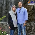 حمیدرضا پگاه و و همسرش + عکس