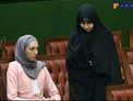 عکس/کیمیا علیزاده در کنار دختر رئیس جمهور در مراسم تحلیف
