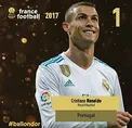کریستیانو رونالدو پنجمین توپ طلا را گرفت