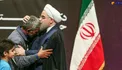 عکس/بوسه روحانی بر پیشانی میرزا آقا