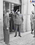 عکسی تاریخی از چرچیل در کنفرانس تهران