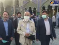 مهدی چمران در پای صندوق رای حرم‌ حضرت عبدالعظیم/عکس